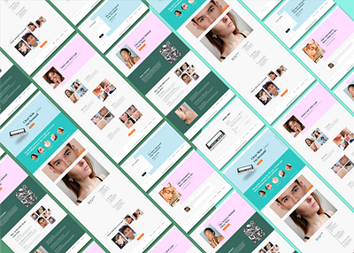 SkinCare Web branding design graphic design ui web design