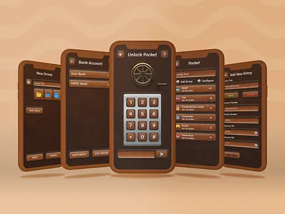 Lock/wallet App UI UX 3d animation app branding design graphic design illustration loading it solutions logo minimal motion graphics ui uiux user experience user interface ux