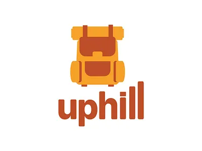 Logo. Mountain tourism. adobe illustrator backpack branding camper graphic design hike lgotype logo mountains tourism tourist travel