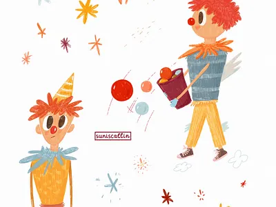 Something is falling app design illustration ui