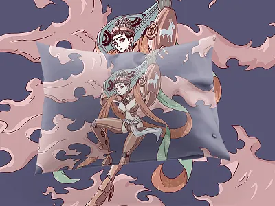 Dunhuang Grottoes art china chinese dunhuang dunhuang grottoes flying girl graphic design illustration nft