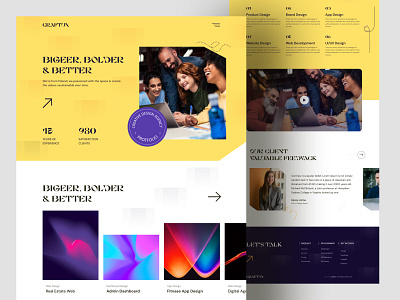 Design Agency Website agency clean creative creatve design design service design studio design team digital homepage landing landing page landing page design minimal saas startup web webdesign website website ui design