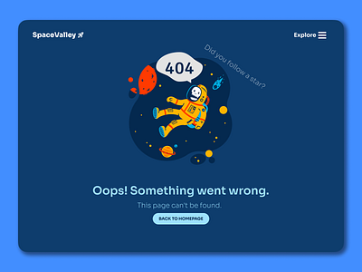 404 Error page - DailyUI #08 404 dailyui design error illustration page ui ux web