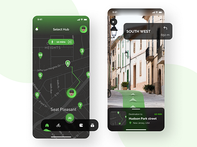 UI UX Design For Rental Bike App animation bike rental bikerental booking design locationapp map minimal mobile app mobile app uidesign motion reservation scooter rent app taxi uidesign ui design uidesign