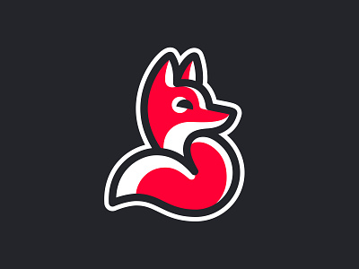 Fox animal animal logo cute animal cute fox logo cute logo fox fox logo logo mark symbol