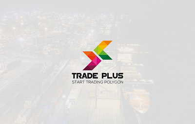 Trade Plus Polygon style logo design brand guidelines brand identity branding corporate identity design graphic design icon logo logo design modern minimalist trade logo trade plus vector