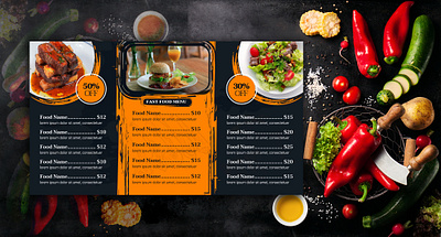 Digital Food Menu Design Template digital menu digital menu board food background food banner food menu restaurant healthy menu template