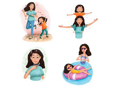 Wonder Mommy art childrens book childrens books childrens illustrations digital art digital painting illustration illustrator photoshop picture book procreate spot illustration spots