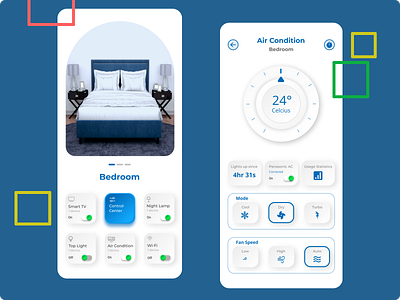 Smarthome CMD ac air conditioner app apps control home graphic design home house indonesia product design remote smart smarthome smarthouse technology ui ui design