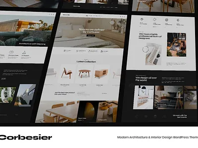 Corbesier - Modern Architecture & Interior Design WordPress Them architecture blog design illustration interior design logo web design webdesign wordpress wordpress design wordpress theme wordpress themes