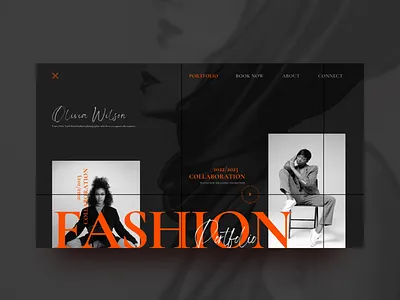 Fashion Portfolio - Website Concept adobe xd black and white branding design digital design fashion fashion site fashion webdesign fashion website product design style trendy uiux webflow website website 2022