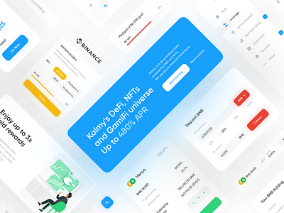 Kalmar DeFi hub blockchain concept crypto dailyui finance product ui ui design ui kit ui ux design ux web web design