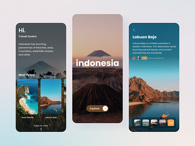 Explore Indonesia design figma indonesia prototype redesign tourism travelling ui uidesign user experience user interface ux