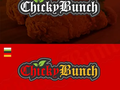 Chicky Bunch Restaurant Creative Typography. brand logo branding bunch chicky chicky bunch creative logo design graphic design logo logo branding logo design logo for restaurant minimal logo modern logo popular design restaurant restaurant logo trend 2022 trendy typography