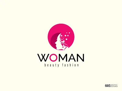 Woman Beauty Fashion Logo Design haq design