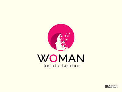 Woman Beauty Fashion Logo Design haq design