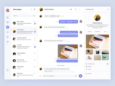 Messages Dashboard chat clean clean dashboard dark dark mode darkmode dashboard dashboard chat dashboard messages design messages minimalist ui uiux ux voice chat web webdesign website