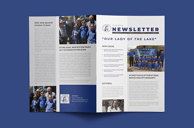 NEWSLETTER branding brochure brochure design business brochure catalog design company brochure company profile corporate brochure design flyer graphic design illustration landing page logo newsletter print