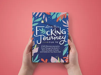 Guided Journal Book Design book cover book design book illustration hand lettering illustration lettering