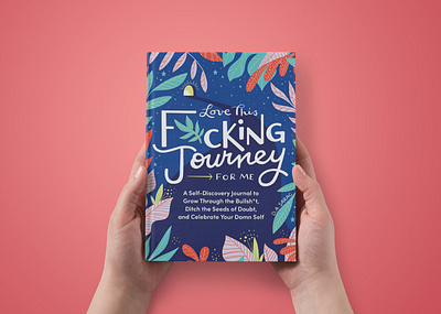 Guided Journal Book Design book cover book design book illustration hand lettering illustration lettering