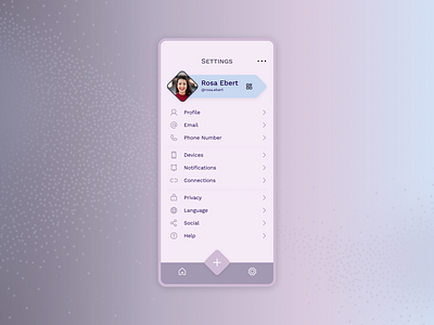 Daily UI #007 - Settings 007 app dailyui design settings ui