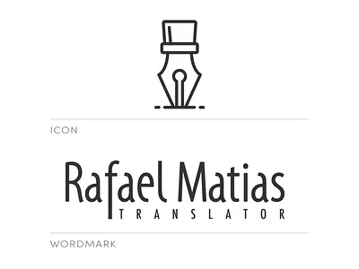 Rafael Matias Logo brand identity branding design graphic design illustrator logo minimal vector