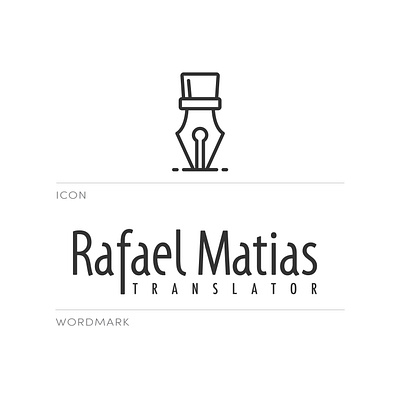 Rafael Matias Logo brand identity branding design graphic design illustrator logo minimal vector