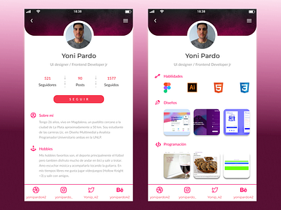 UI Maratón by Service Design Club - Challenge #2 🚀 account challenge daily design figma marathon profile ui user