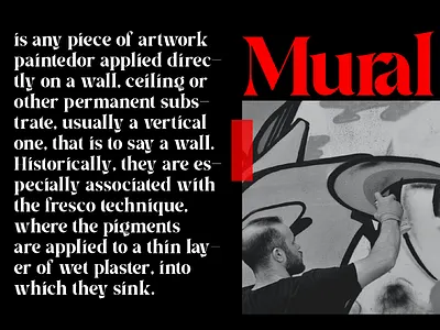 Mural | Article Layout Design app classy design layout logo modern simple type ux