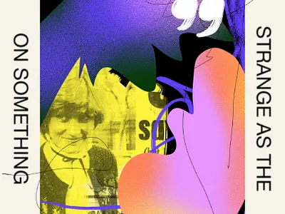 "You Are Reflecting" Digital Collage, Detail 2 collage design editorial experimental illustration poster princess diana procreate punk typography