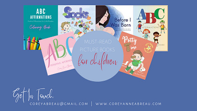 Must-Read Picture Books for children abc affirmations baby books books books to read coloring book kids books potty training book read toddlers books