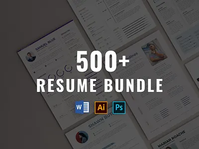 500+ Resume Word Bundle Template a4 bundle cv cv resume doc docx flyer free resume resume word vitae