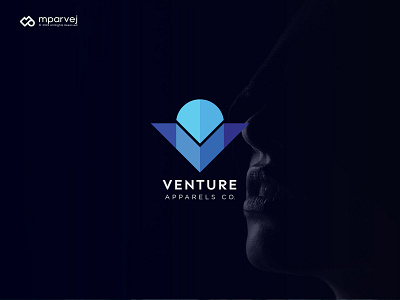 Venture Apparels Logo Design abstract abstract logo app icon brand identity branding creative logo graphic design logo design logo design concept logomaker logotype modernlogo v logo venture apparels logo design