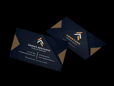 Professional Business Card Design branding business card card design design graphic design professional business cardd typography