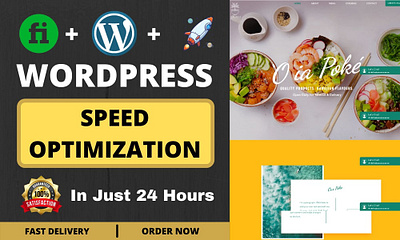 I will increase wordpress website speed optimization with wp roc design elementor pro illustration landing page logo squeeze page web design wordpress customization wordpress developer wordpress website