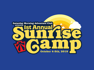 SMAC Sunrise Camp adventure adventure club club logo saturday morning adventure club smac vector