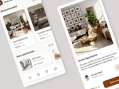 Real Estate App android animation app app design architecture estate flat home house ios mobile app mvp property real estate real estate agency realestate rental app ronas it ui ux