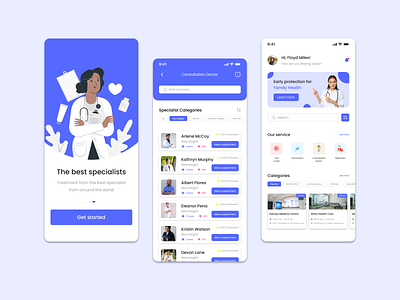 Health Care - Mobile App Ui design mobile apps ui