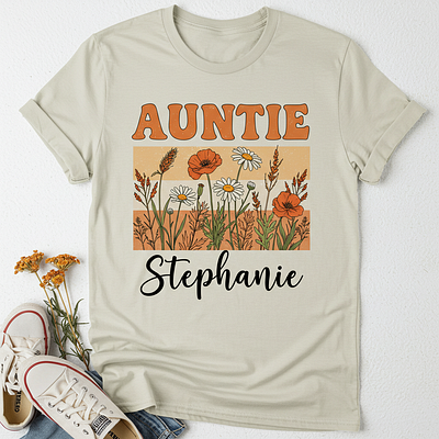 Floral Auntie Retro Aunt Design for Sublimation | T-Shirt Design auntiedesign auntiestephanie auntlife customaunttshirt diyshirtdesign familytshirt floralauntie floraltypography giftforaunt graphic design graphicdesignlovers handmadestyle printabledesign retroaunt retrovibes sublimationdesign t shirt t shirt design t shirt designer tshirtdesign