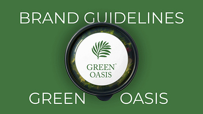 GREEN OASIS - BRAND IDENTITY branding graphic design logo