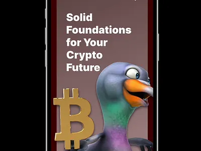 Morden Crypto app 3d animation branding cartoons crypto graphic design logo motion graphics ui