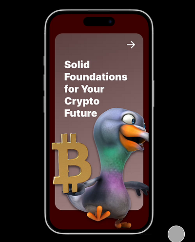 Morden Crypto app 3d animation branding cartoons crypto graphic design logo motion graphics ui