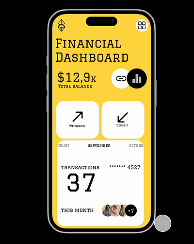 Financial App Ui 3d animation branding colors dashboard financial graphic design logo money motion graphics ui