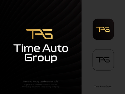 Time Auto Group Final Logo Design auto car icon logo logodesign logotype monogram parts servi shop sign symbol tag