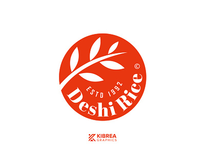 Deshi Rice Logo branding colorful logo deshi rice logo design dribbble food logo illustration logo minimalist modern logo ricelogo ui vector