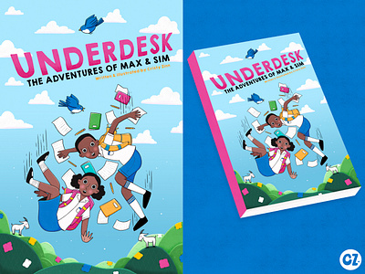 Underdesk Book Cover digital illustration illustration kidlit procreate publishing