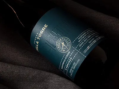 Label Design Podere della Torre brand branding design graphicdesign label logo logodesign packaging wine