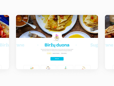 WOLT awards, restaurant inner animation blue burger delivery desktop food graphic design inner interaction photo product inner restaurant slider ui vote website wolt