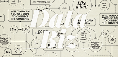 Data Biz bloh design flowchart header infographic type