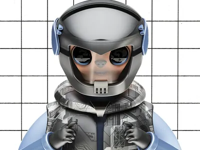 Cosmo boy Chupi! 3d 3dart 3dcharacter 3ddesign 3dillustration 3dmodeling art branding c4d character cinema4d design icon illustration logo redshift render ui web